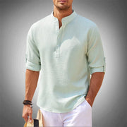 Lucas - Belle Chemise D'été En Lin Homme