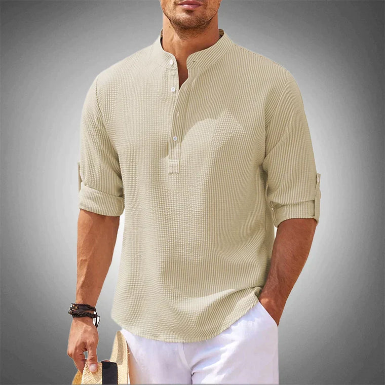 Lucas - Belle Chemise D'été En Lin Homme