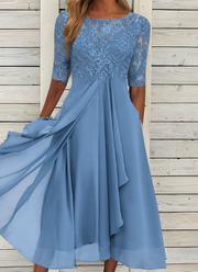 Robe Longue Femme en Dentelle de Cérémonie - Susan