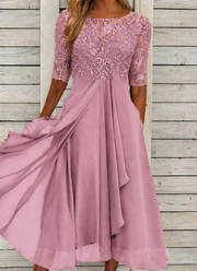 Robe Longue Femme en Dentelle de Cérémonie - Susan