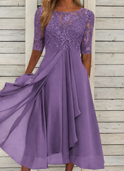 Robe Longue Femme en Dentelle de Cérémonie - Susan