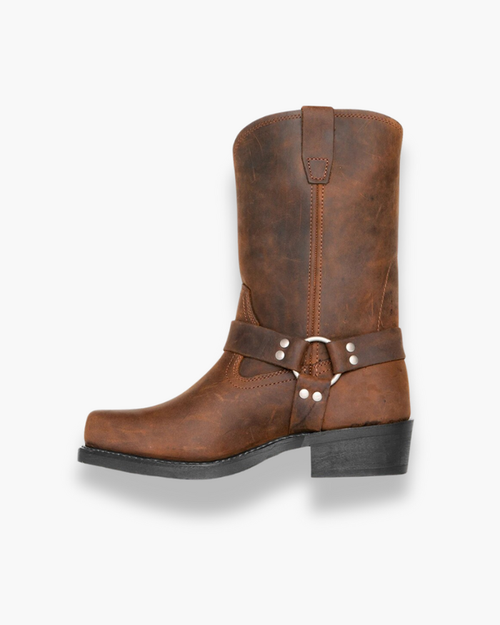 Bottes Western À Boucle Pour Femme | Solides Et Stylées