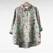 Caroline - Blouse Fleurie Élégante Femme