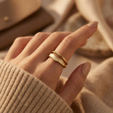 Bague Sculpturale en Or — Doumira