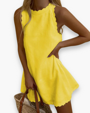 Robe Sans Manches Pour Journées Ensoleillées | Mini Fluide