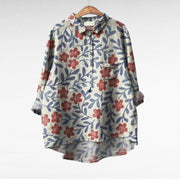 Caroline - Blouse Fleurie Élégante Femme