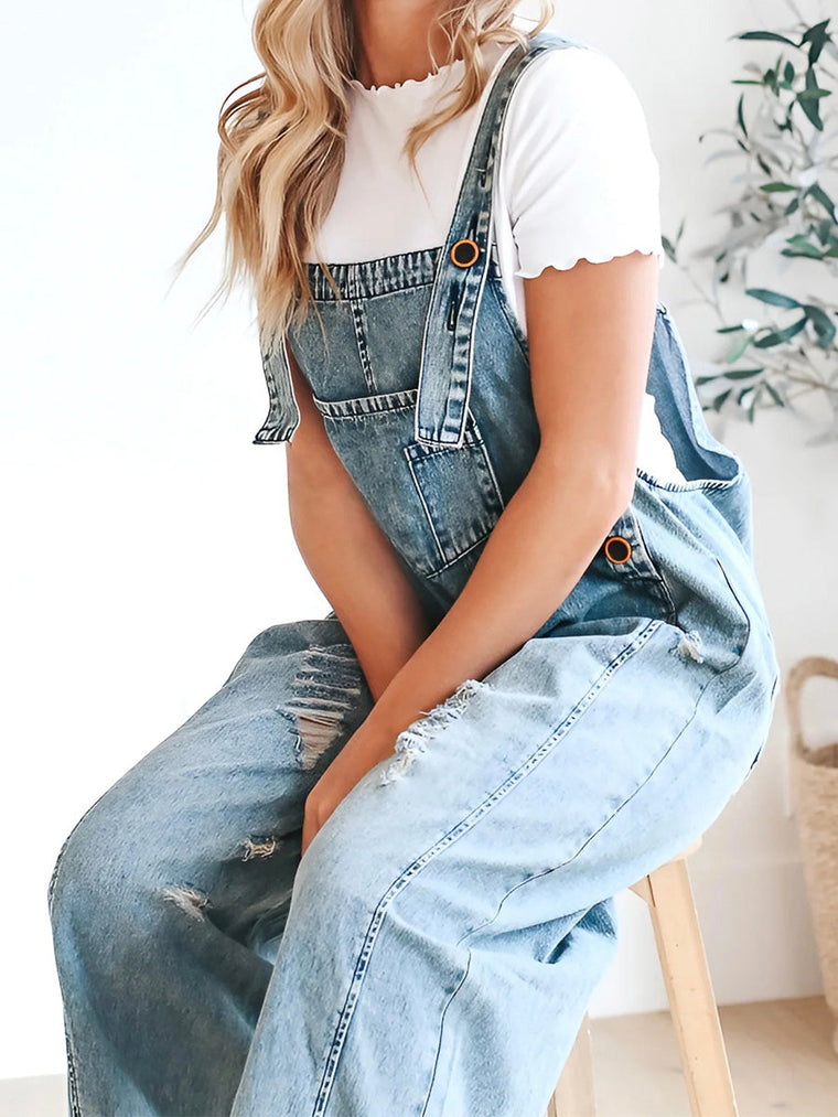 Claire - Salopette Denim Chic