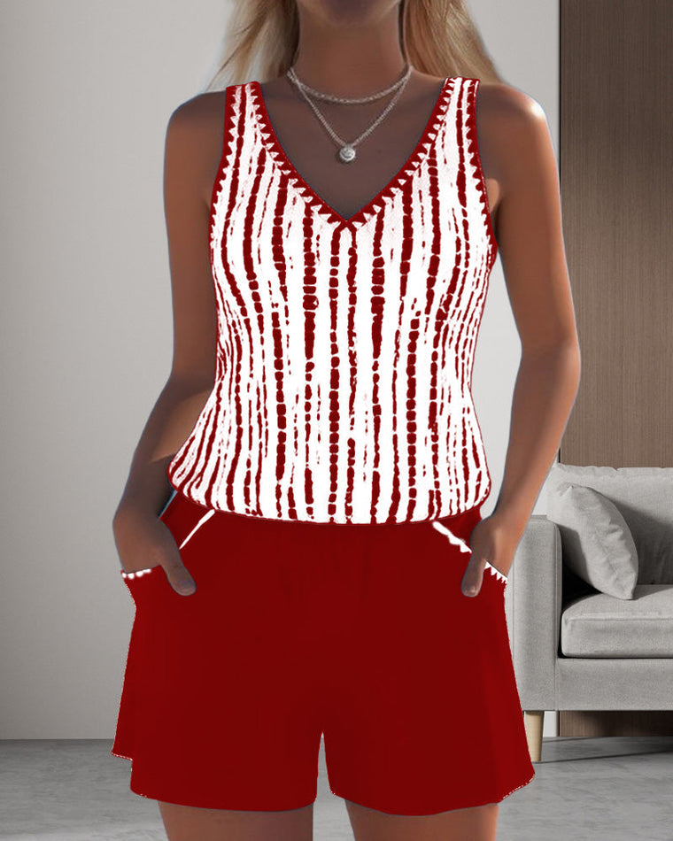 Caroline - Ensemble Plage Chic Col V