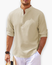 Chemise Décontractée Col Ouvert Pour Homme | Légère Et Stylée