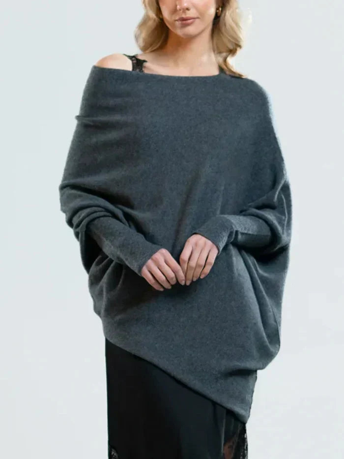 Juliette - Pull Oversize Col Convertible Polyvalent Femme