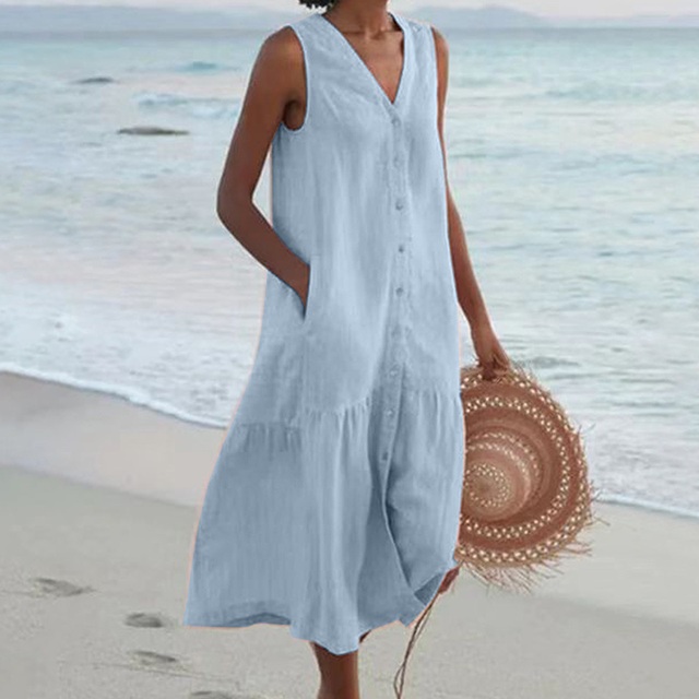 Louise - Robe d'Été Raffinée