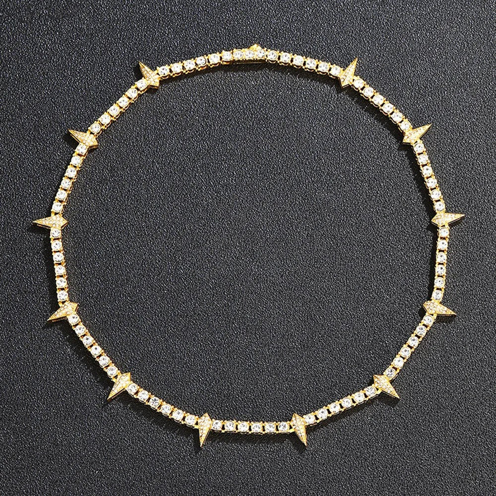 Chaine en diamant homme hip hop — Doumira