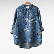 Caroline - Blouse Fleurie Élégante Femme