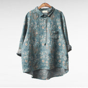 Caroline - Blouse Fleurie Élégante Femme