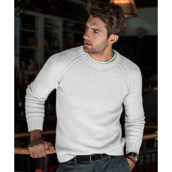 Maxime - Pull Tricot Doux Décontracté Confort Homme