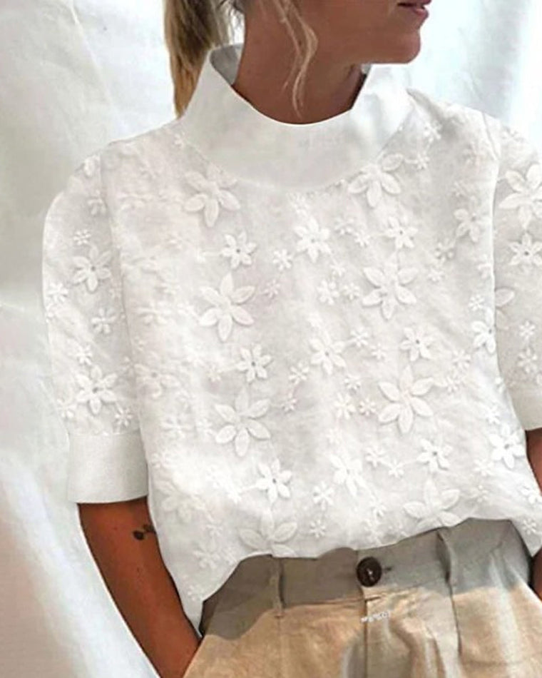 Blouse Femme Brodée Chic - Anouk