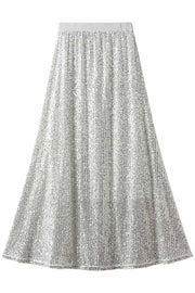 Sophie - Jupe Longue À Paillettes - Élégante Et Glamour - Femme