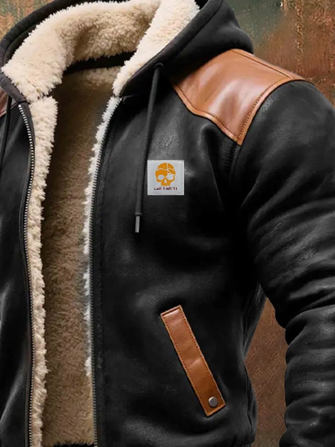 Damien – Veste homme vintage en daim