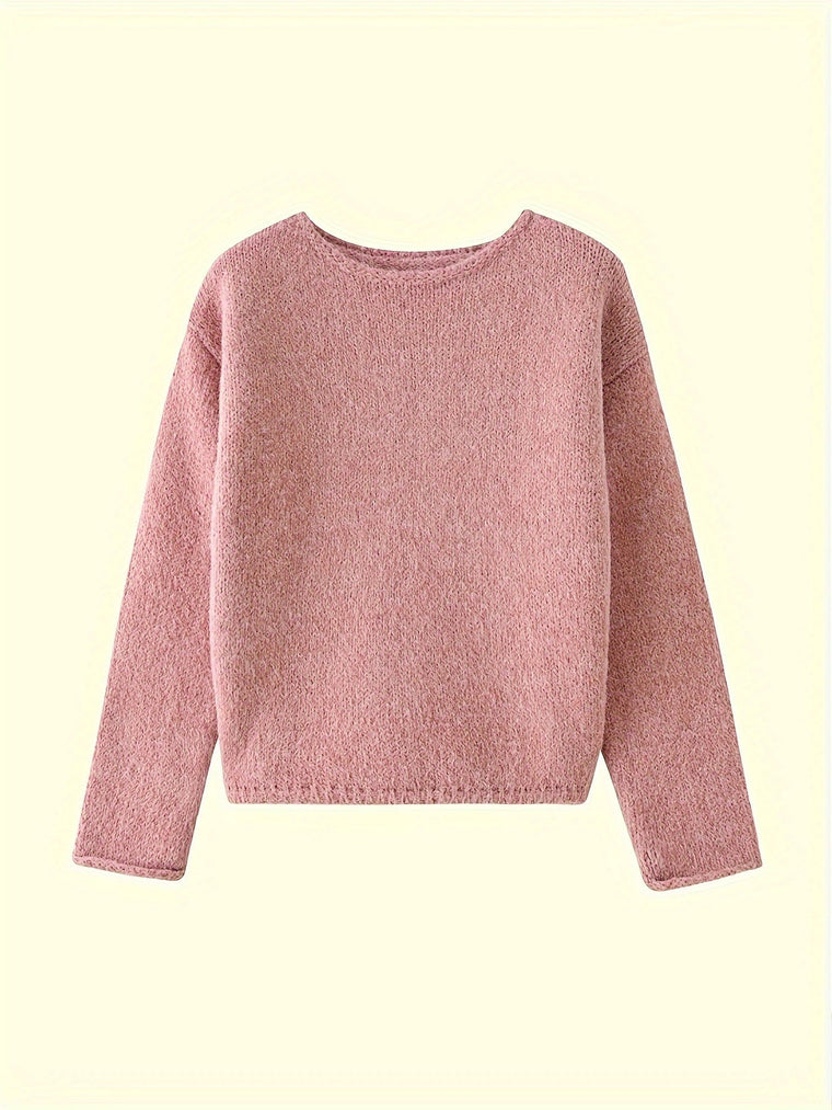 Sandrine - Pull Élégant Oversize Maille
