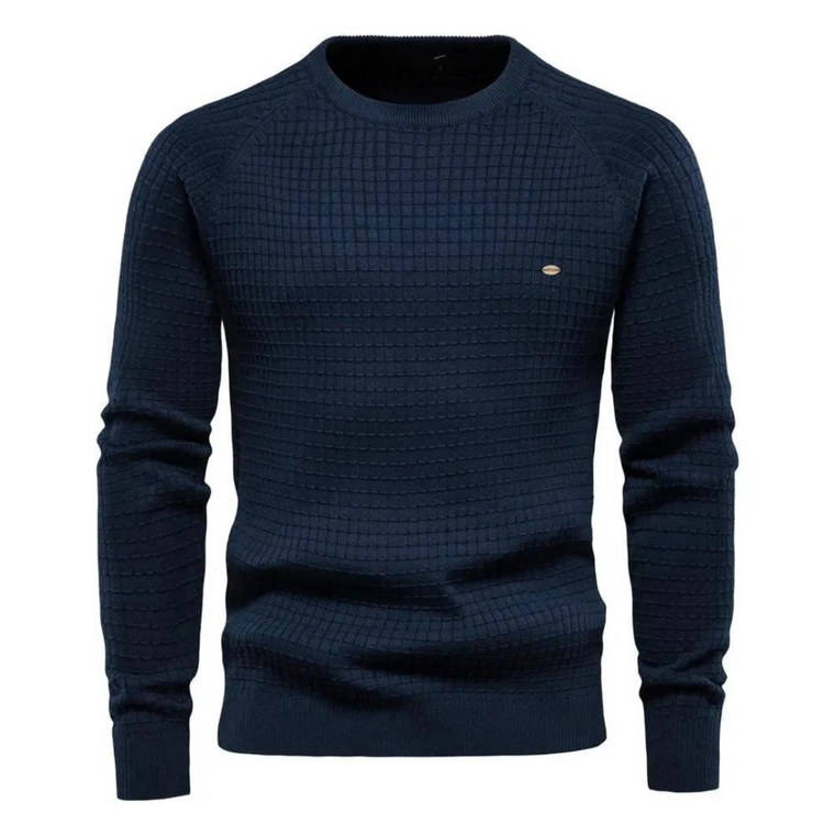 Maxime - Pull Col Rond Classique Coupe Intemporelle Homme