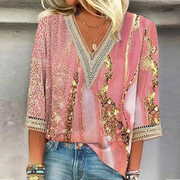 Blandina - Blouse En Chiffon D'Été Avec Détails Délicats