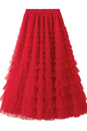 Rosa - Jupe Longue En Tulle - Élégante Et Féminine - Femme