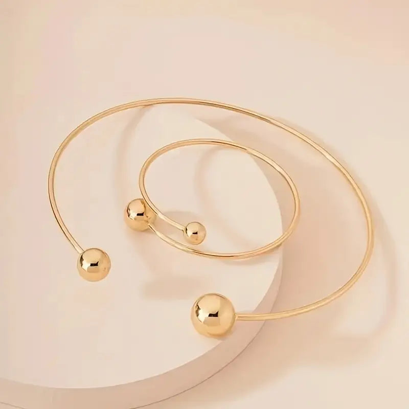 Glow™ | Ensemble de Bracelets en Or — Doumira