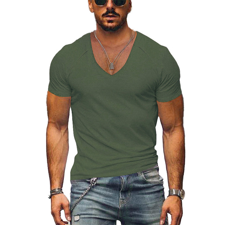 Benoît - T-Shirt Col V Confortable Homme