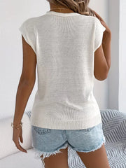 Aurélie - Cardigan Élégant Torsadé Boutonné