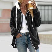 Clara - Veste femme teddy zippée