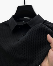 Polo Texturé Chic pour Homme | Élégance Moderne