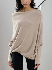 Juliette - Pull Oversize Col Convertible Polyvalent Femme