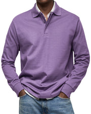 Adrien – Polo homme à manches longues luxe