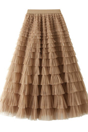 Rosa - Jupe Longue En Tulle - Élégante Et Féminine - Femme