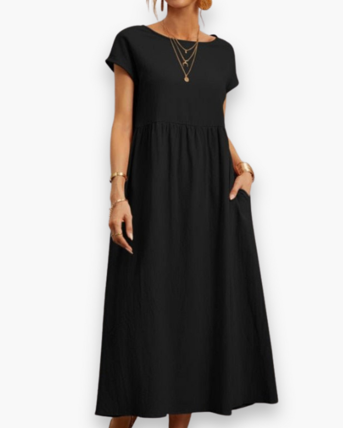 Robe Longue Décontractée pour Femme | Confort Élégant