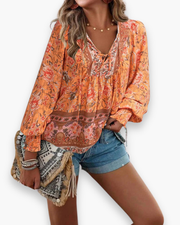 Chemise Ample Imprimée Pour Femme | Été Chic