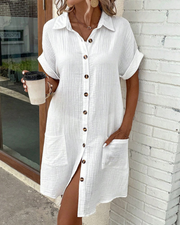 Léa - Robe Chemise Légère