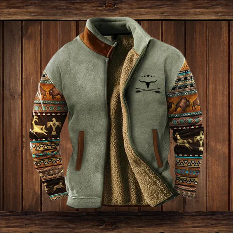 Victor - Veste Style Western Chaude Homme