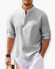 Chemise Décontractée Col Ouvert Pour Homme | Légère Et Stylée