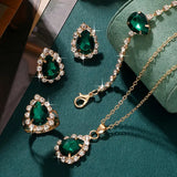 Ensemble de Bijoux Elisandre Vermont | Or — Doumira