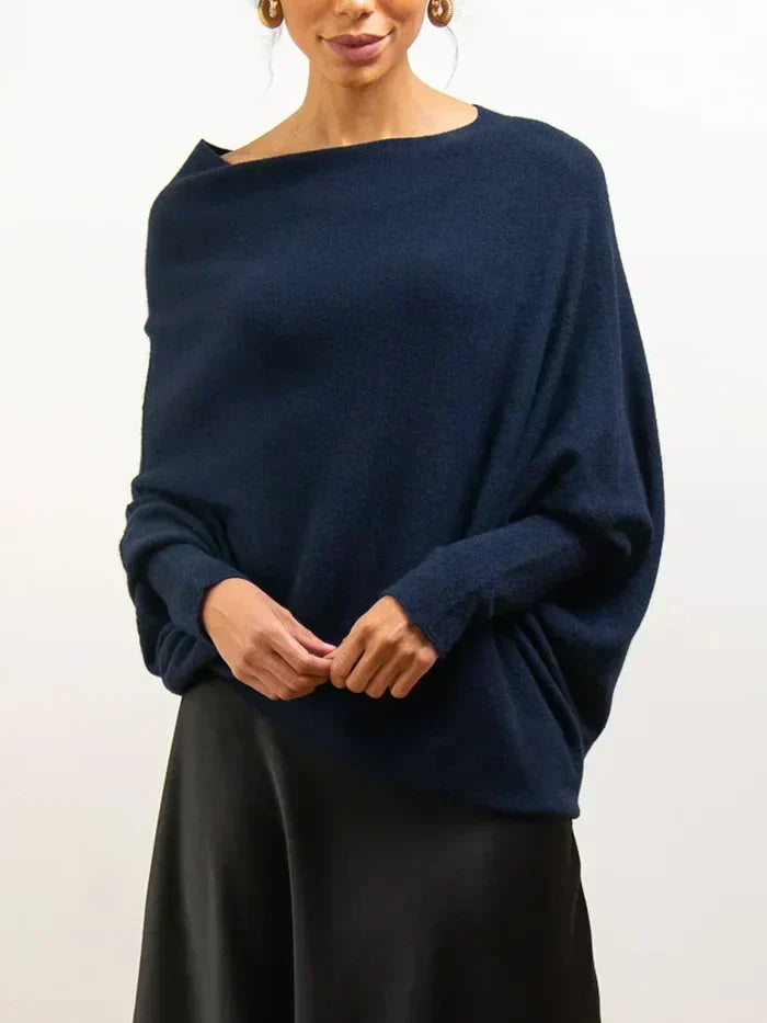 Juliette - Pull Oversize Col Convertible Polyvalent Femme