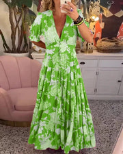 Muriel - Robe Maxi Femme Fleurie