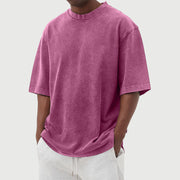 Alexandre - T-Shirt Vintage Délavé Oversize Homme