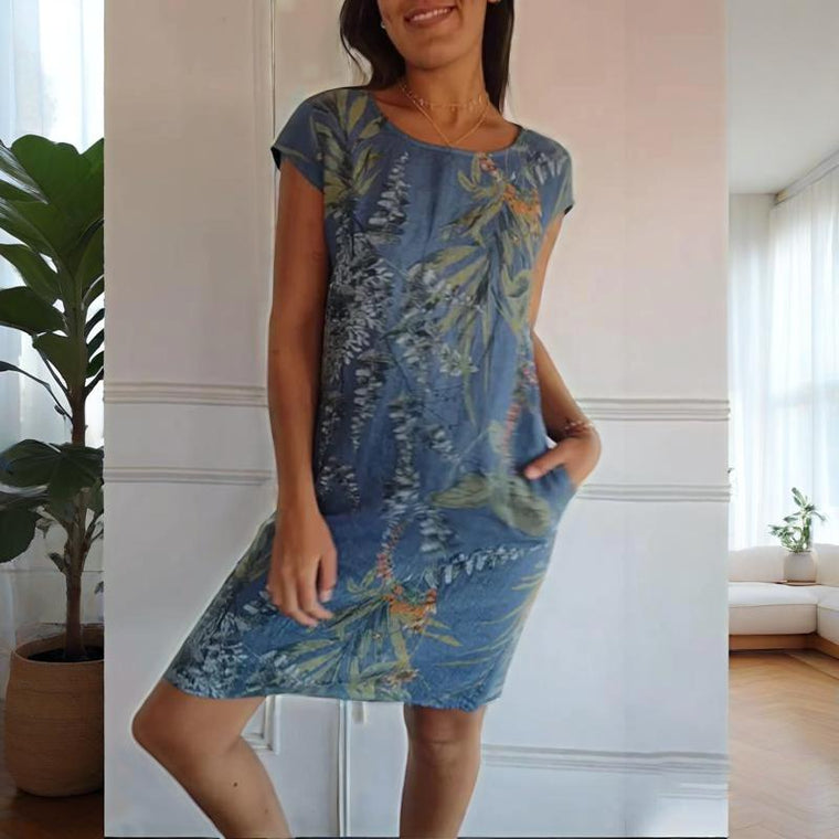 Robe D'Été Femme Imprimée Fluide - Julie