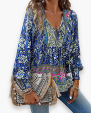 Chemise Ample Imprimée Pour Femme | Été Chic