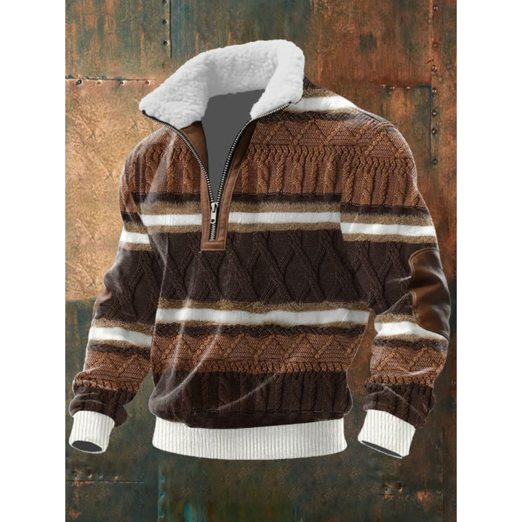 Florian – Pull homme polaire à col montant