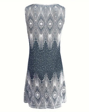 Laure - Robe Courte Femme d'Été Imprimée