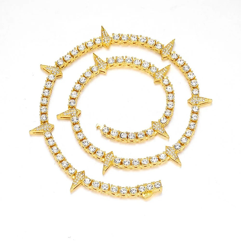 Chaine en diamant homme hip hop — Doumira