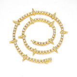 Chaine en diamant homme hip hop — Doumira