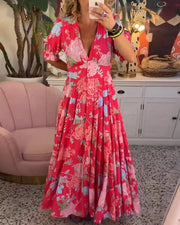 Muriel - Robe Maxi Femme Fleurie